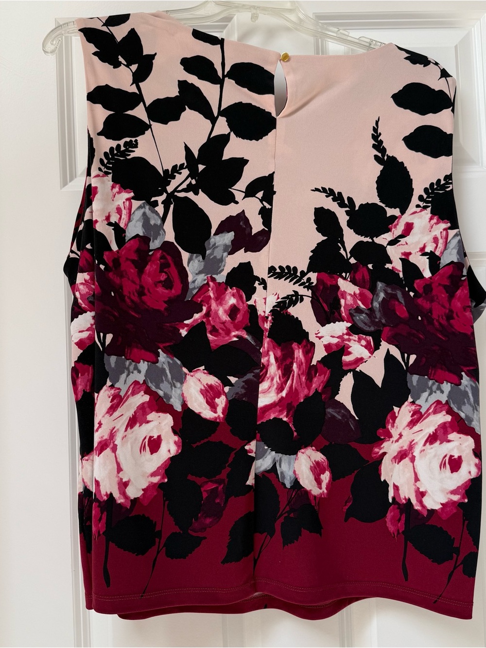 CALVIN KLEIN beautiful mulberry shades sleeveless blouse size 3X - Picture 2 of 7